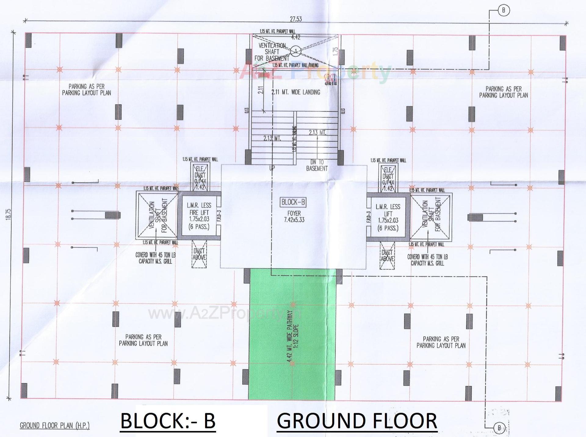 Layout of real estate project Tirth located at Vatva, Ahmedabad, Gujarat