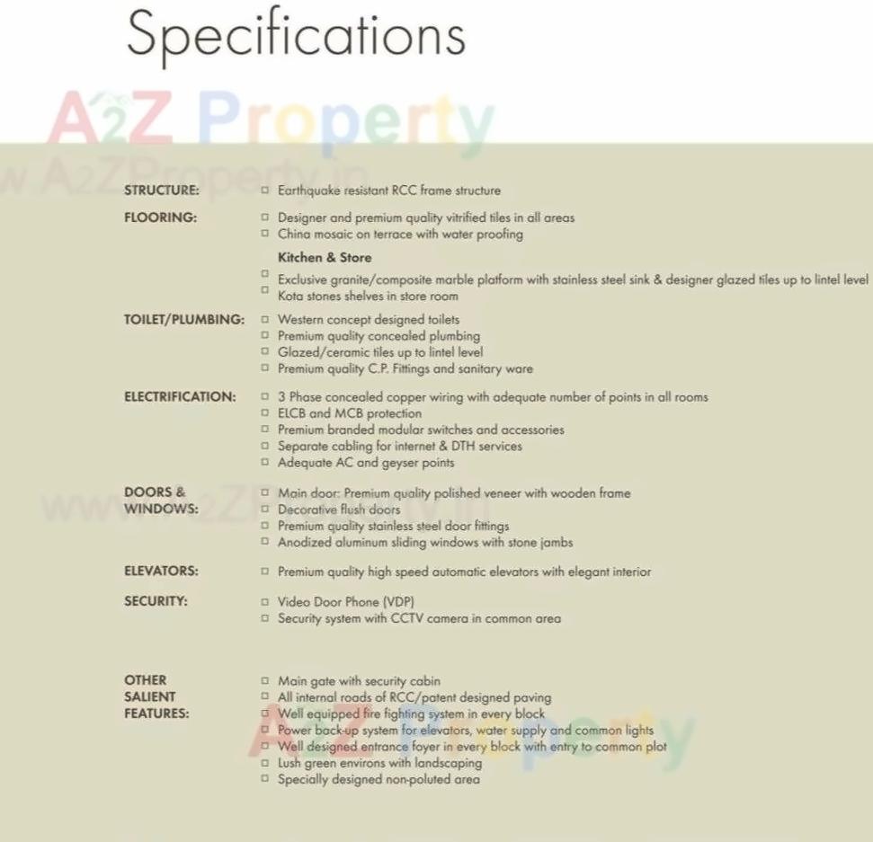 Project Specifications