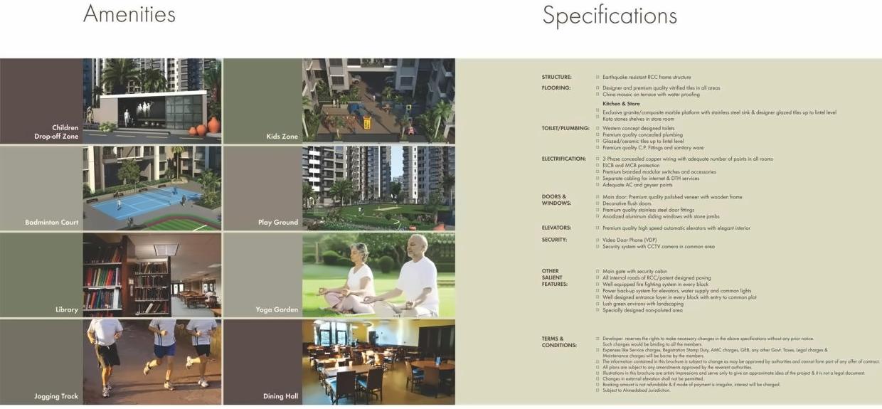  of real estate project Tirupati Aakruti Greenz located at Chharodi, Ahmedabad, Gujarat