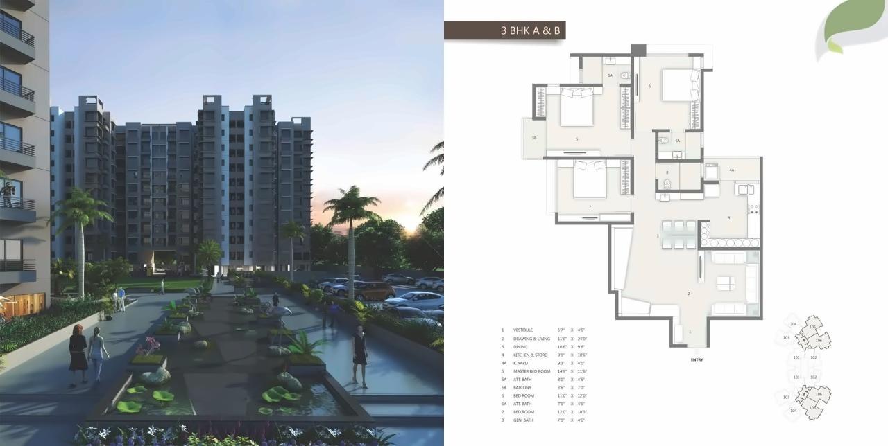 Layout of real estate project Tirupati Aakruti Greenz located at Chharodi, Ahmedabad, Gujarat