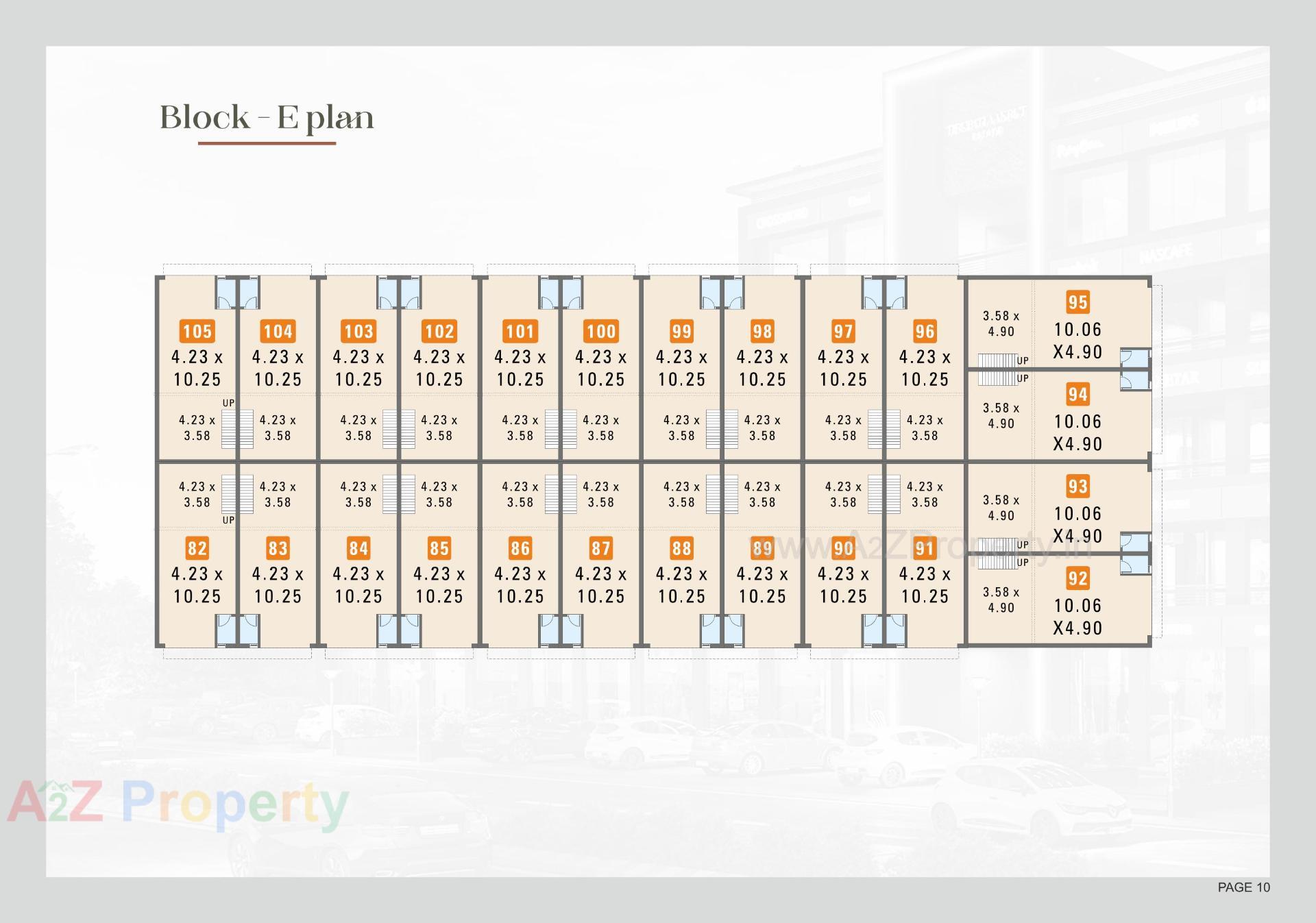 Layout of real estate project Tirupati Aakruti Industrial Estate located at Odhav, Ahmedabad, Gujarat