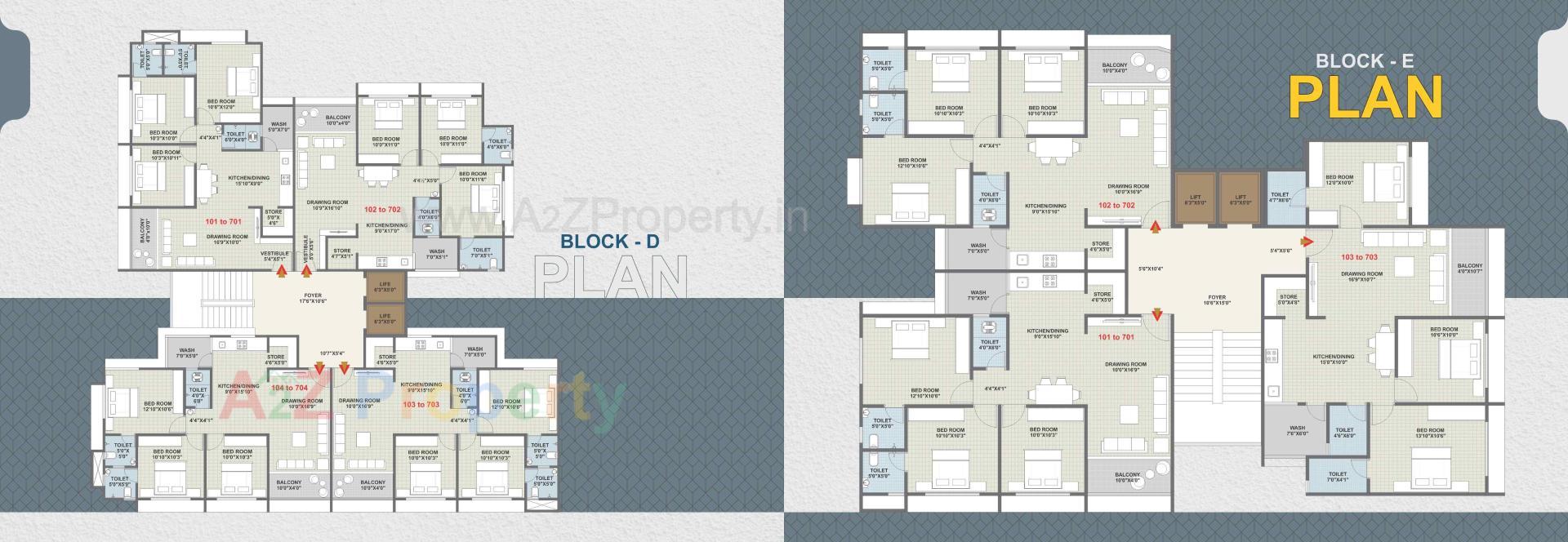 Layout of real estate project Tirupati Residency located at Kathwada, Ahmedabad, Gujarat