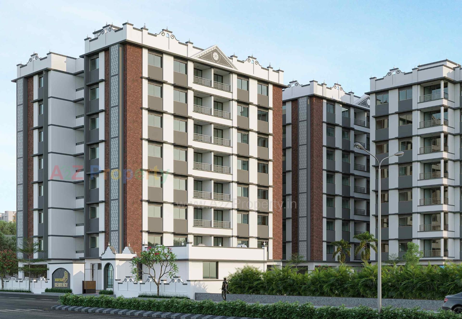 3D Elevation of real estate project Tirupati Residency located at Kathwada, Ahmedabad, Gujarat