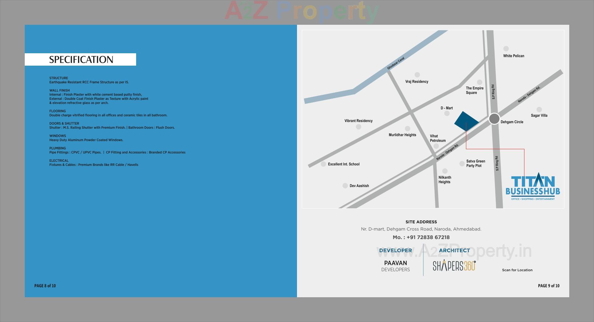  of real estate project Titan Business Hub located at Ahmedabad, Ahmedabad, Gujarat