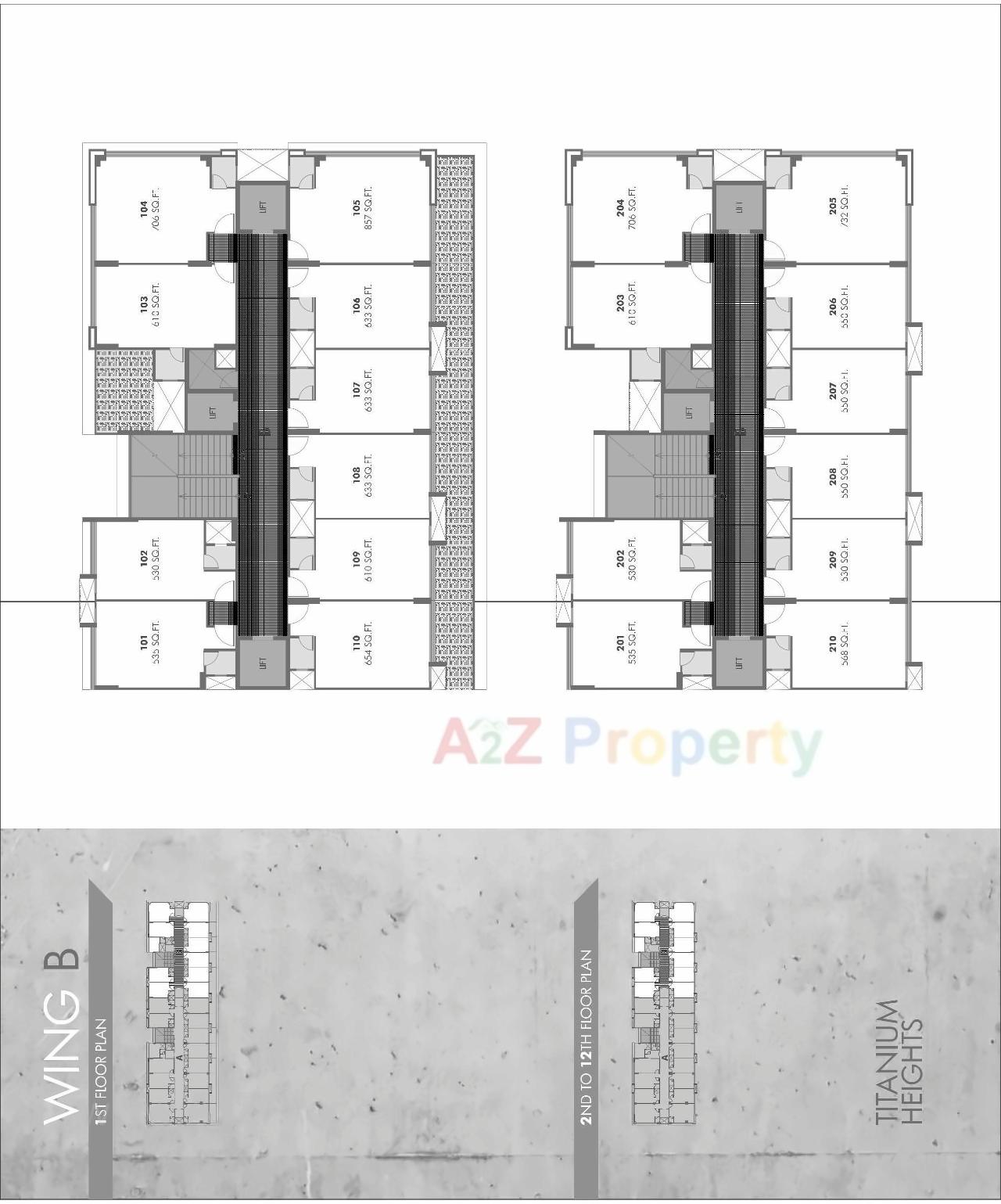 Layout of real estate project Titanium Heights located at Makarba, Ahmedabad, Gujarat