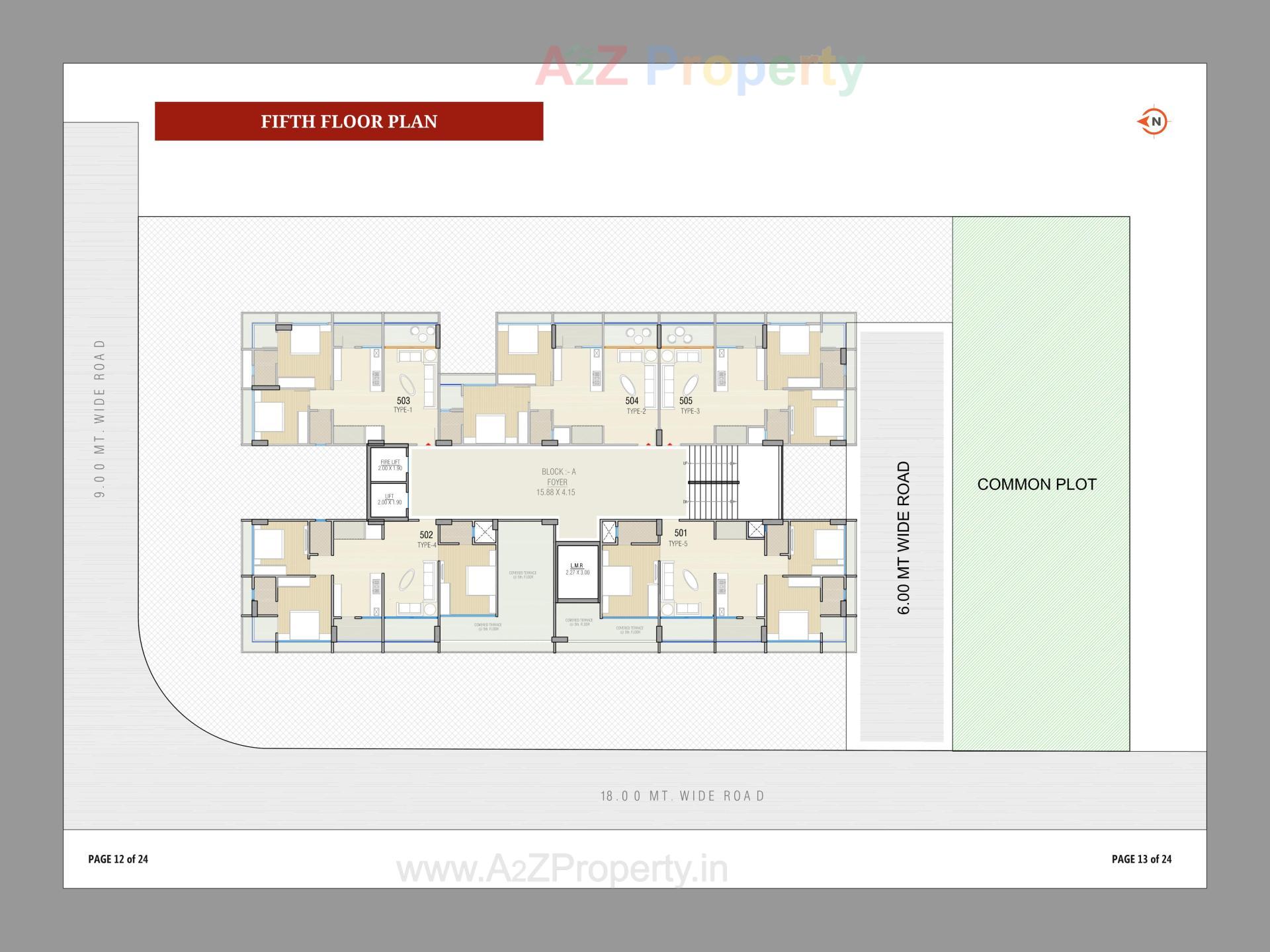 Layout of real estate project Tokyo Town located at Nikol, Ahmedabad, Gujarat