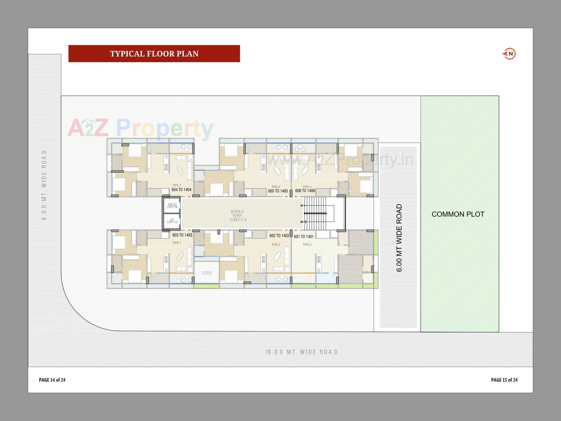 Layout of real estate project Tokyo Town located at Nikol, Ahmedabad, Gujarat
