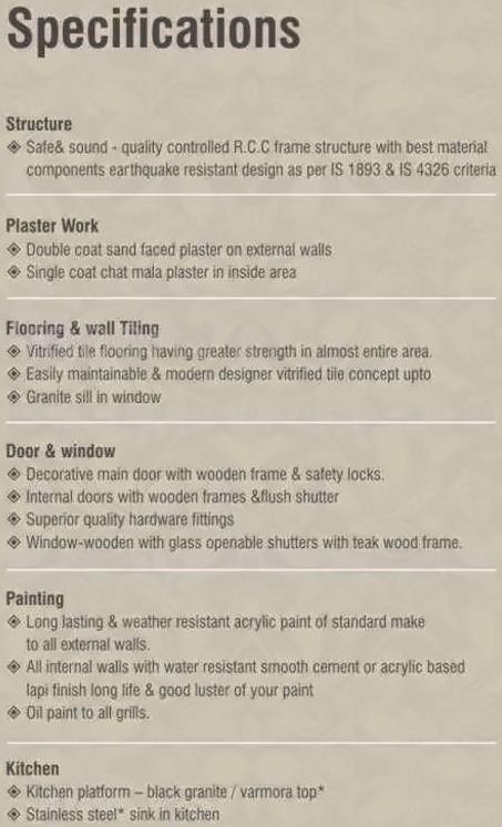 Project Specifications