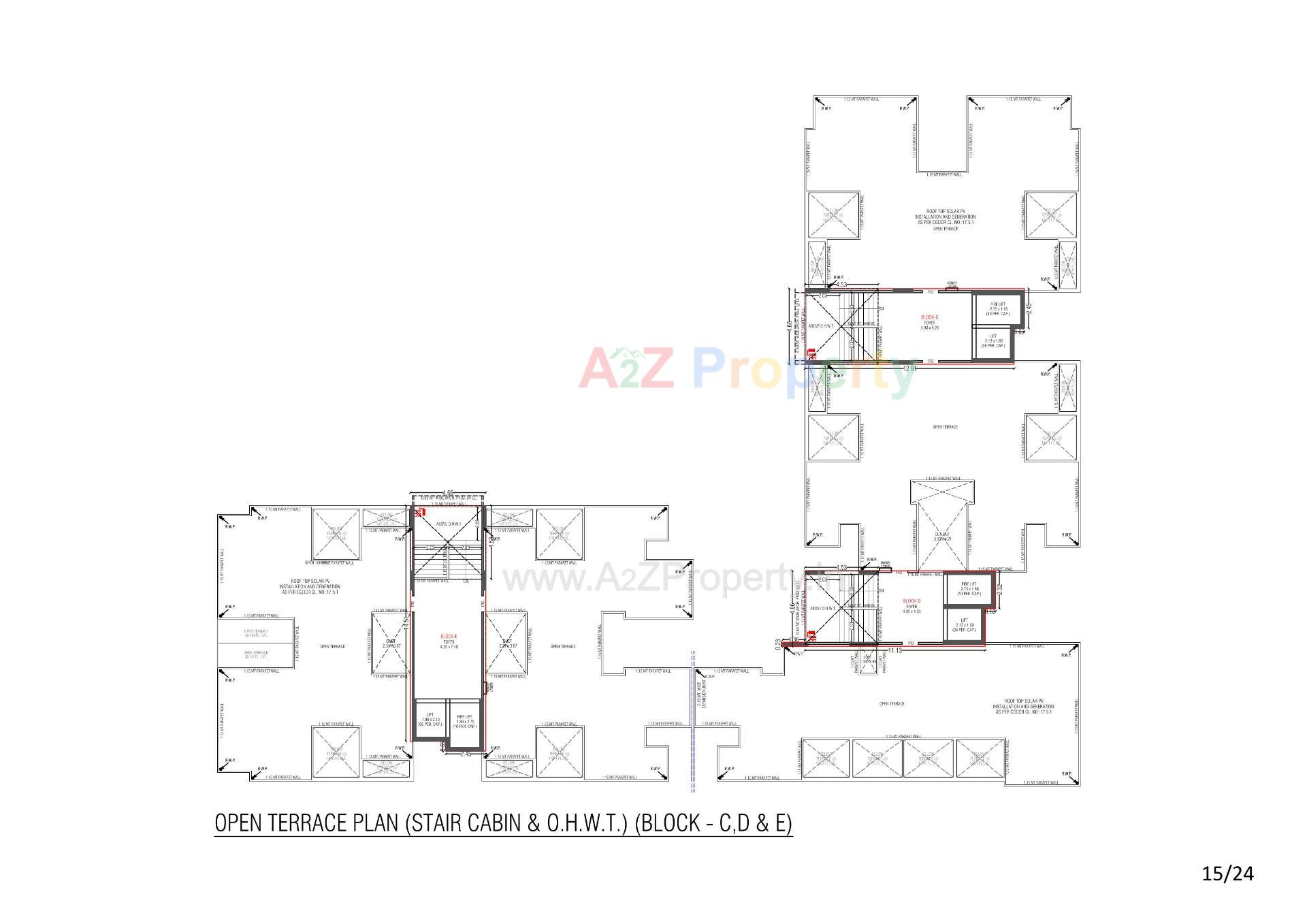 Layout of real estate project Trident Experia located at Khodiyar, Ahmedabad, Gujarat