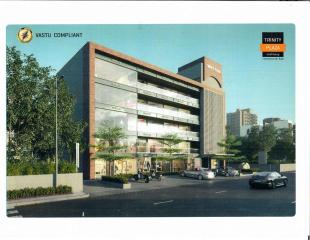 Elevation of real estate project Trinity Plaza located at Shahibaug, Ahmedabad, Gujarat