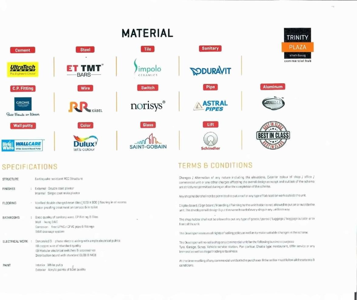  of real estate project Trinity Plaza located at Shahibaug, Ahmedabad, Gujarat