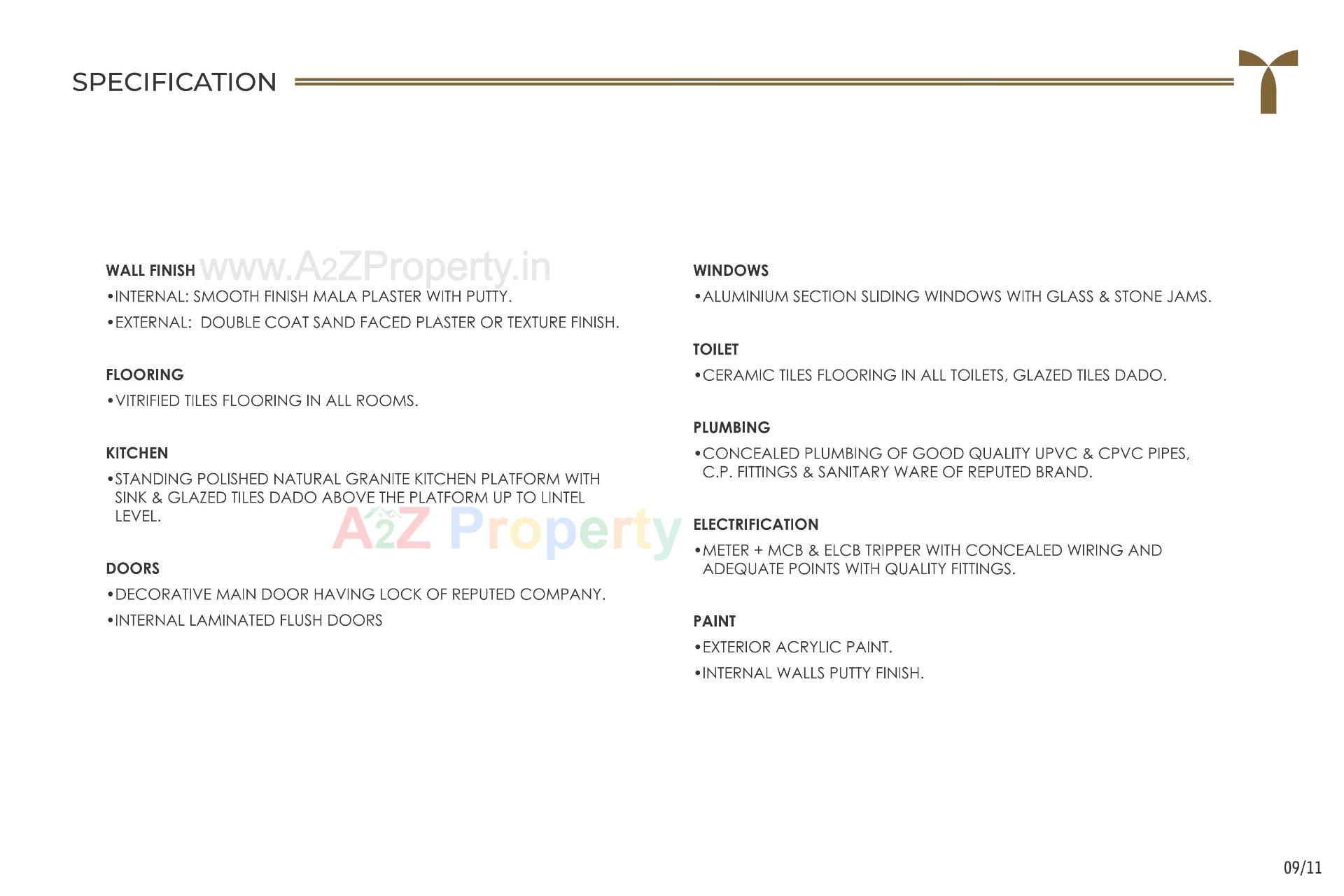  of real estate project Trinity Sky located at Ghuma, Ahmedabad, Gujarat