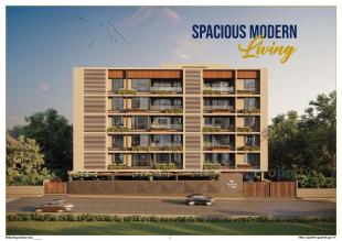 Elevation of real estate project Triveni 1five located at Vejalpur, Ahmedabad, Gujarat