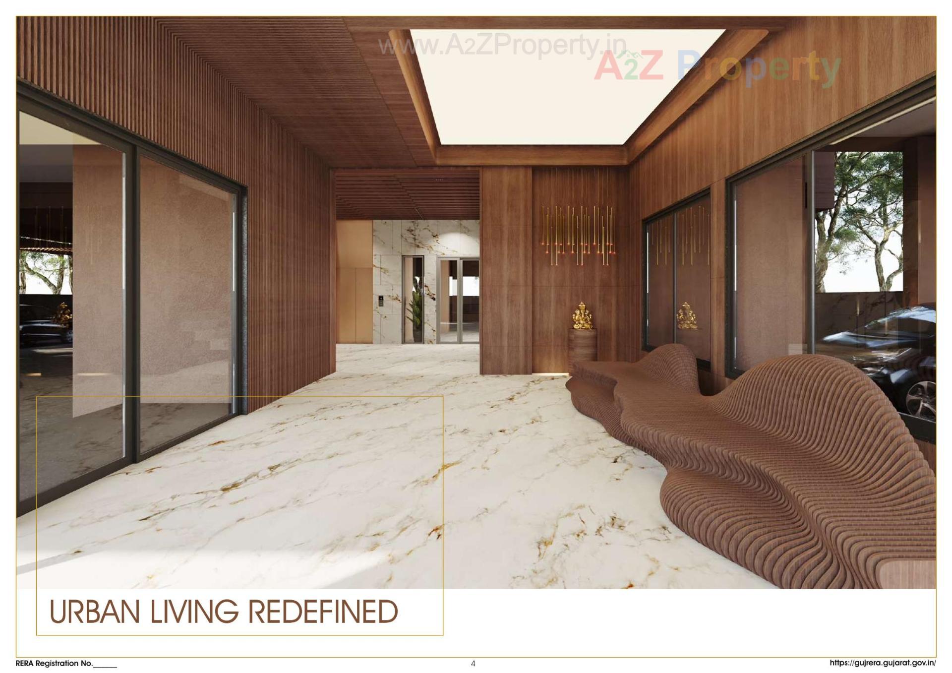 3D Elevation of real estate project Triveni 1five located at Vejalpur, Ahmedabad, Gujarat