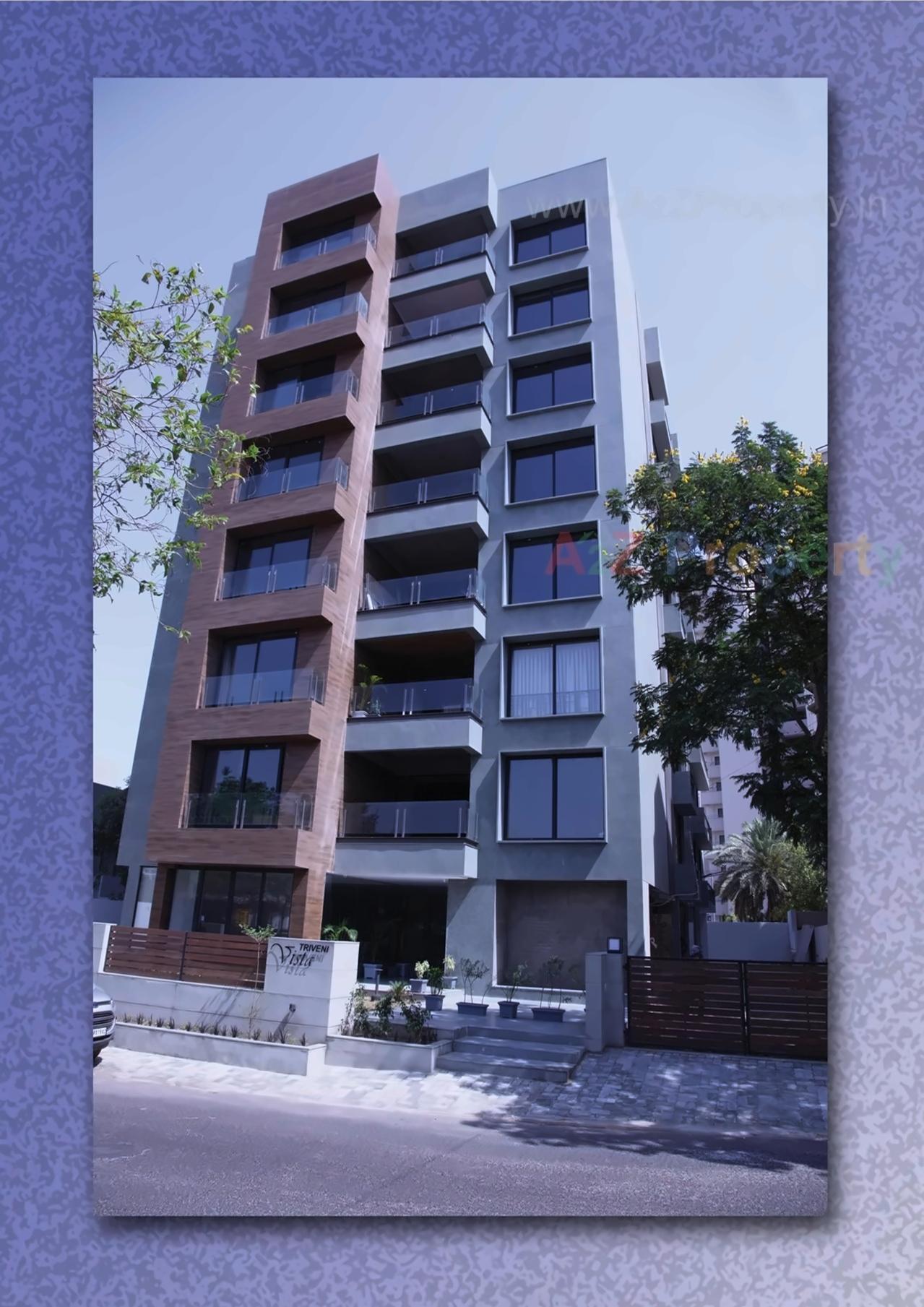 3D Elevation of real estate project Triveni Vista located at Kochrab, Ahmedabad, Gujarat