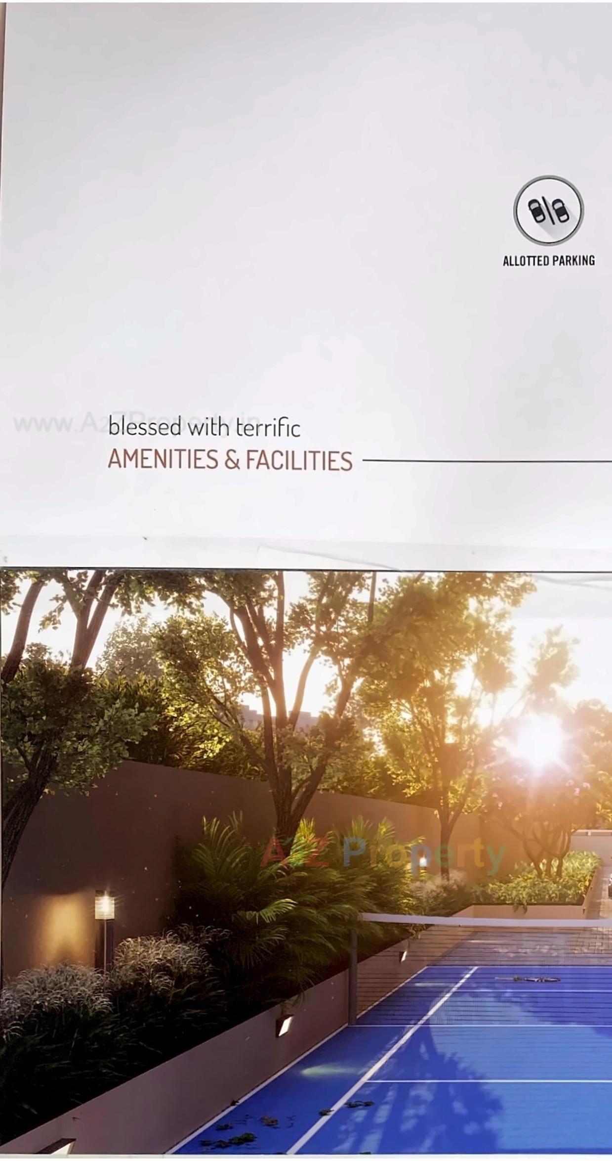 3D Elevation of real estate project Tulsi Heights located at Tragad, Ahmedabad, Gujarat