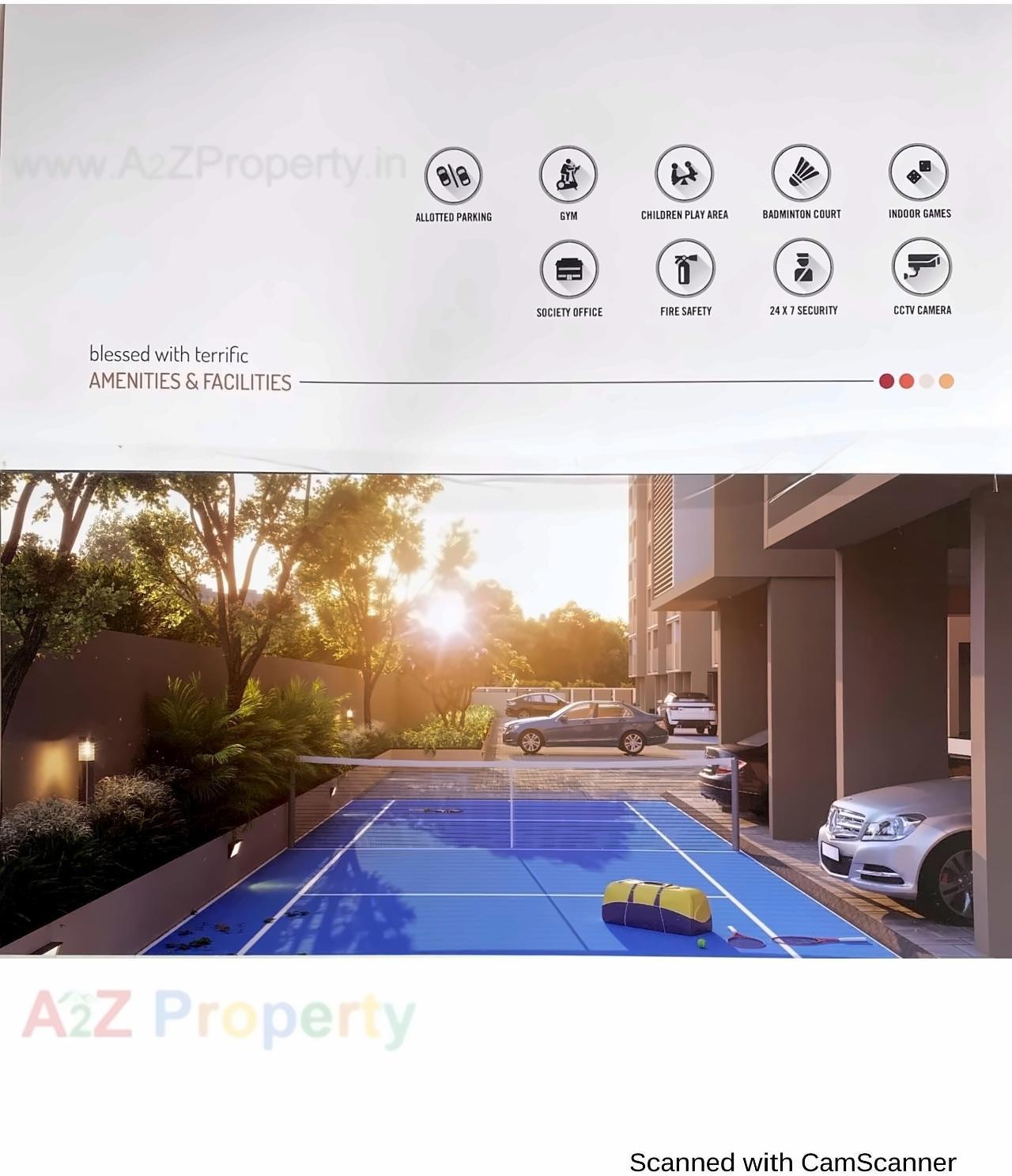  of real estate project Tulsi Heights located at Tragad, Ahmedabad, Gujarat