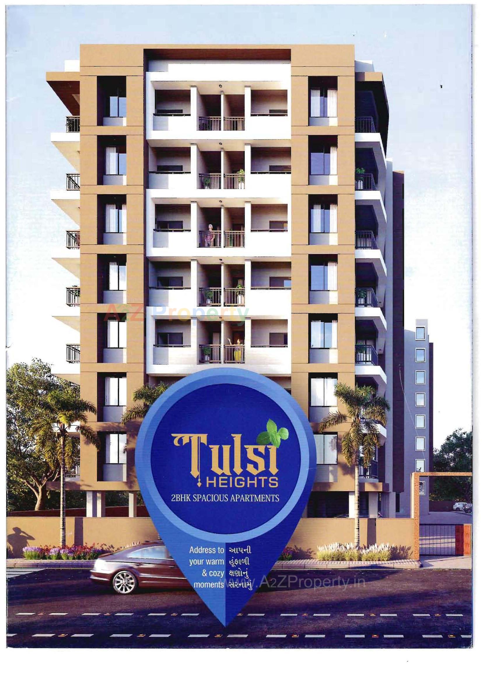 3D Elevation of real estate project Tulsi Heights located at Vatva, Ahmedabad, Gujarat