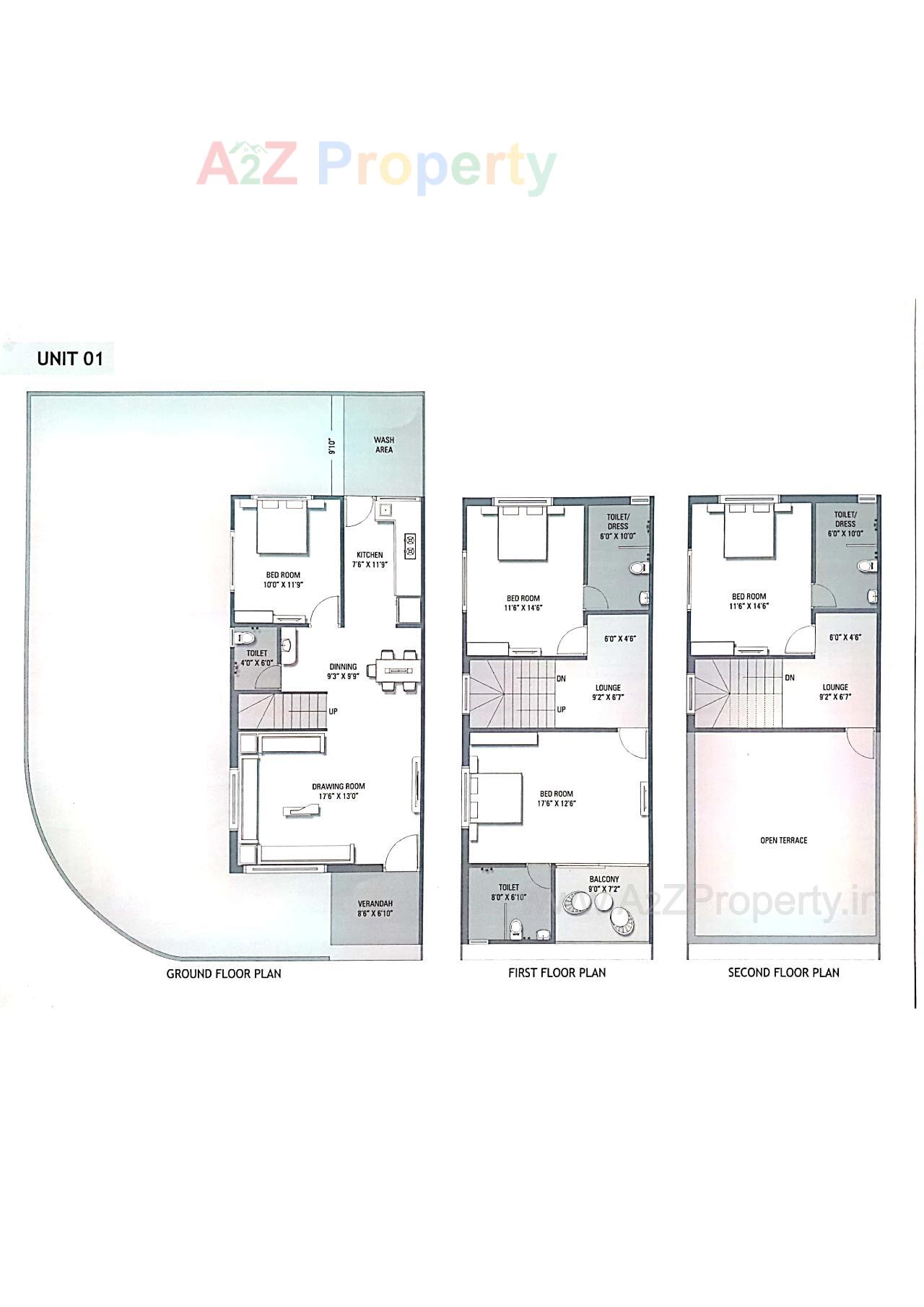 Layout of real estate project Tulsi Residency located at Ahmedabad, Ahmedabad, Gujarat