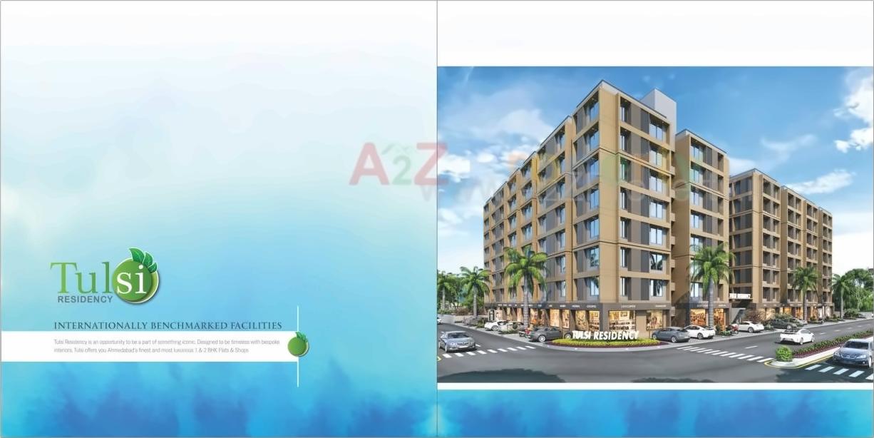 3D Elevation of real estate project Tulsi Residency located at City, Ahmedabad, Gujarat