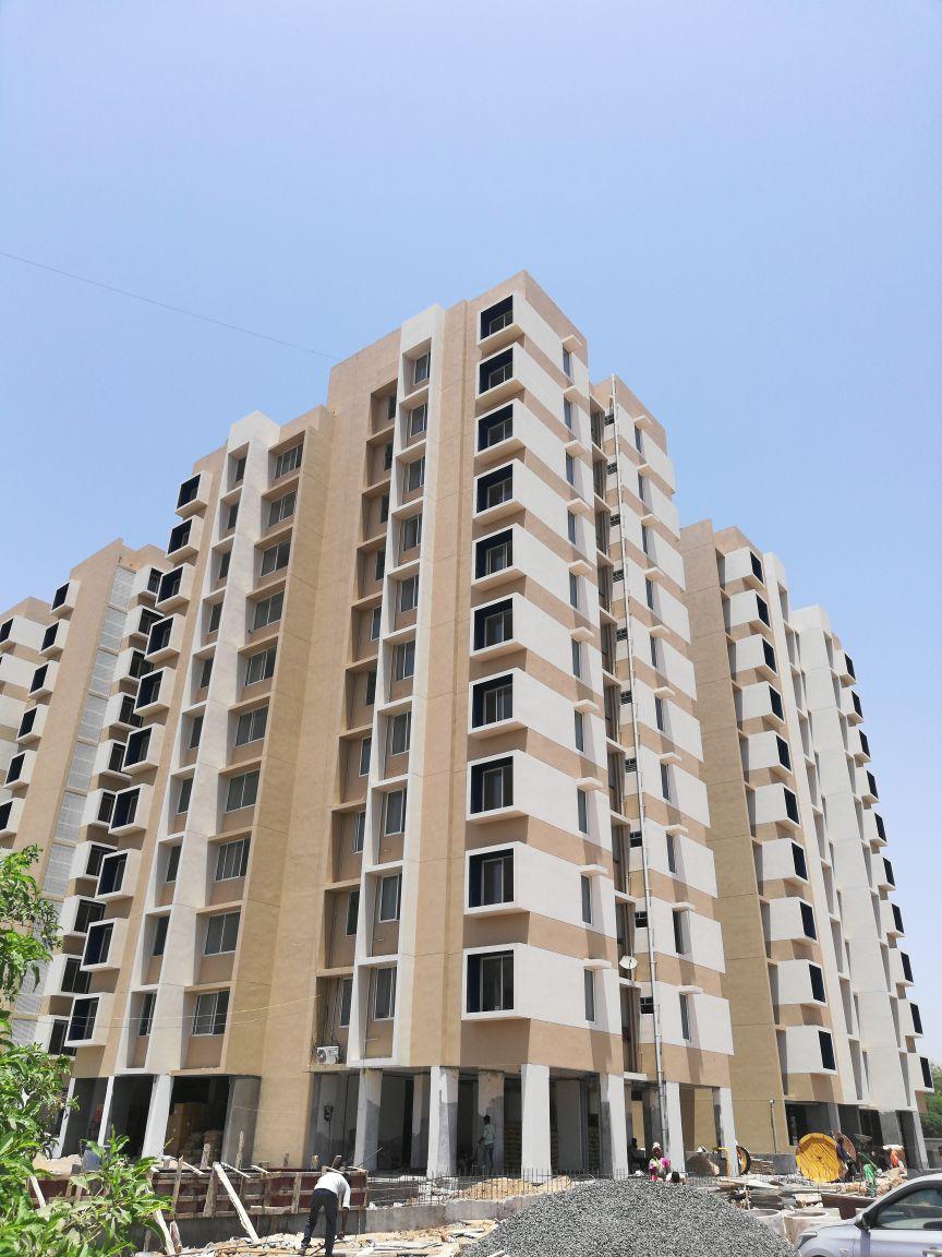 18270_const of real estate project Tulsi Status located at Tragad, Ahmedabad, Gujarat