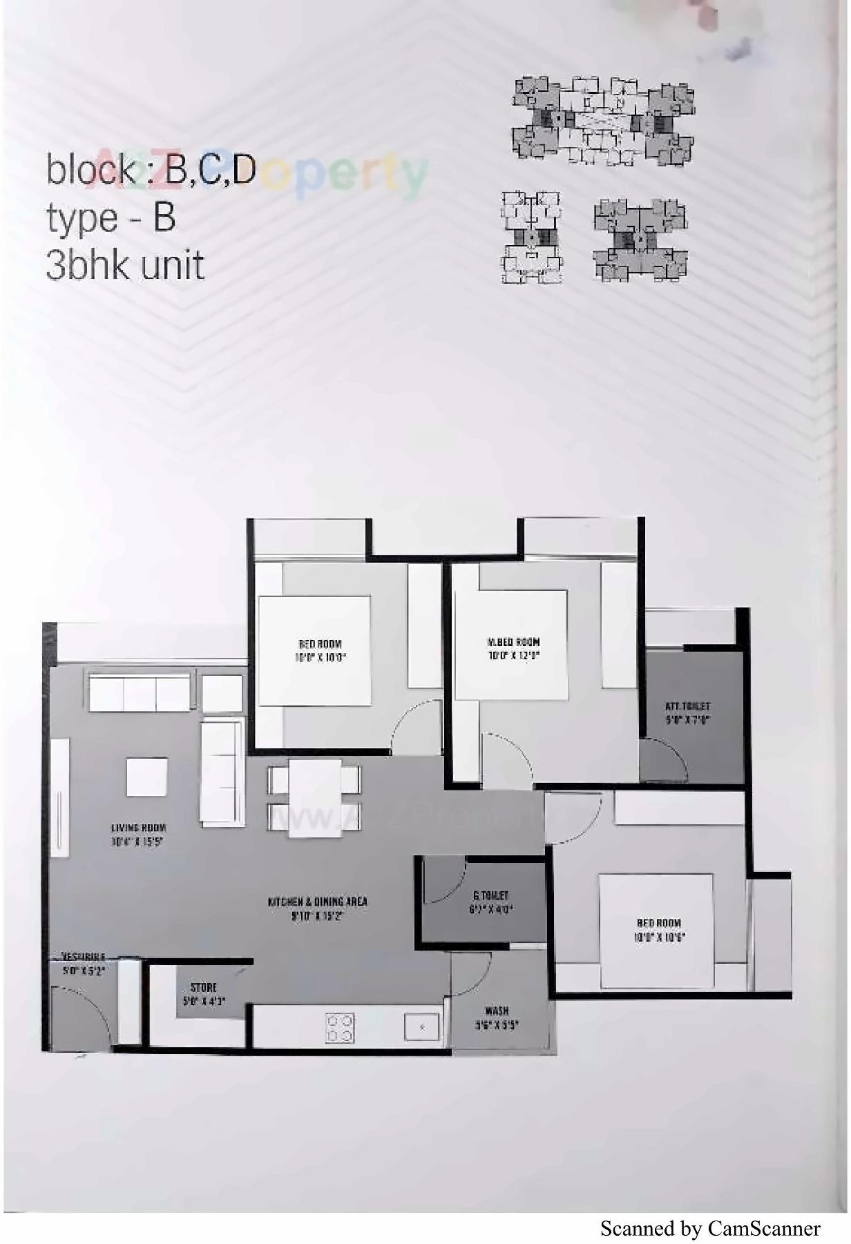 Layout of real estate project Tulsi Status located at Tragad, Ahmedabad, Gujarat