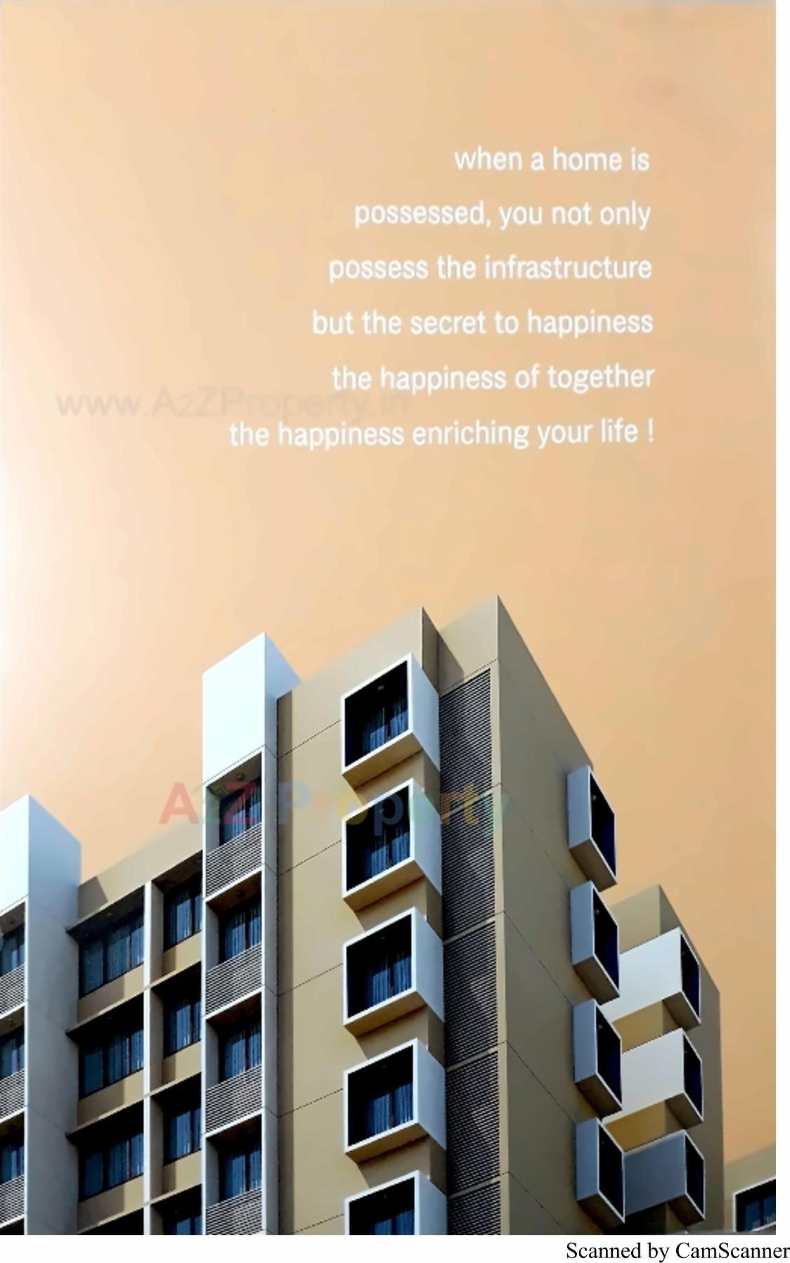 3D Elevation of real estate project Tulsi Status located at Tragad, Ahmedabad, Gujarat