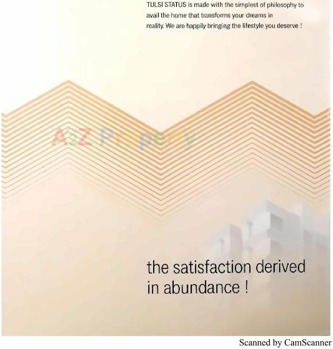  of real estate project Tulsi Status located at Tragad, Ahmedabad, Gujarat