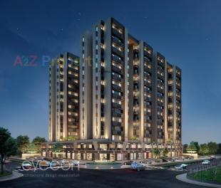Elevation of real estate project Turquoise Blu located at Shela, Ahmedabad, Gujarat