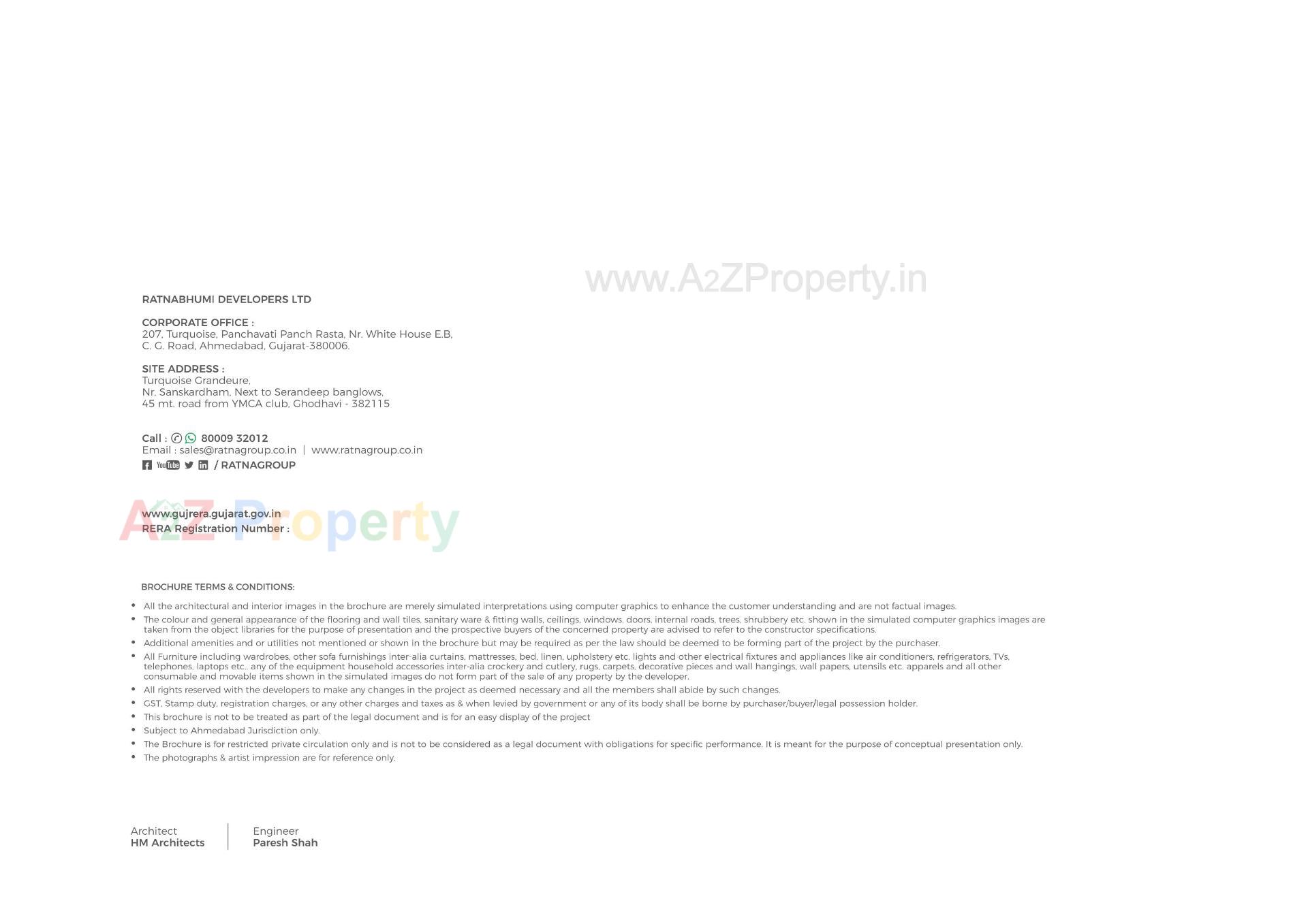  of real estate project Turquoise Grandeure located at Godhavi, Ahmedabad, Gujarat