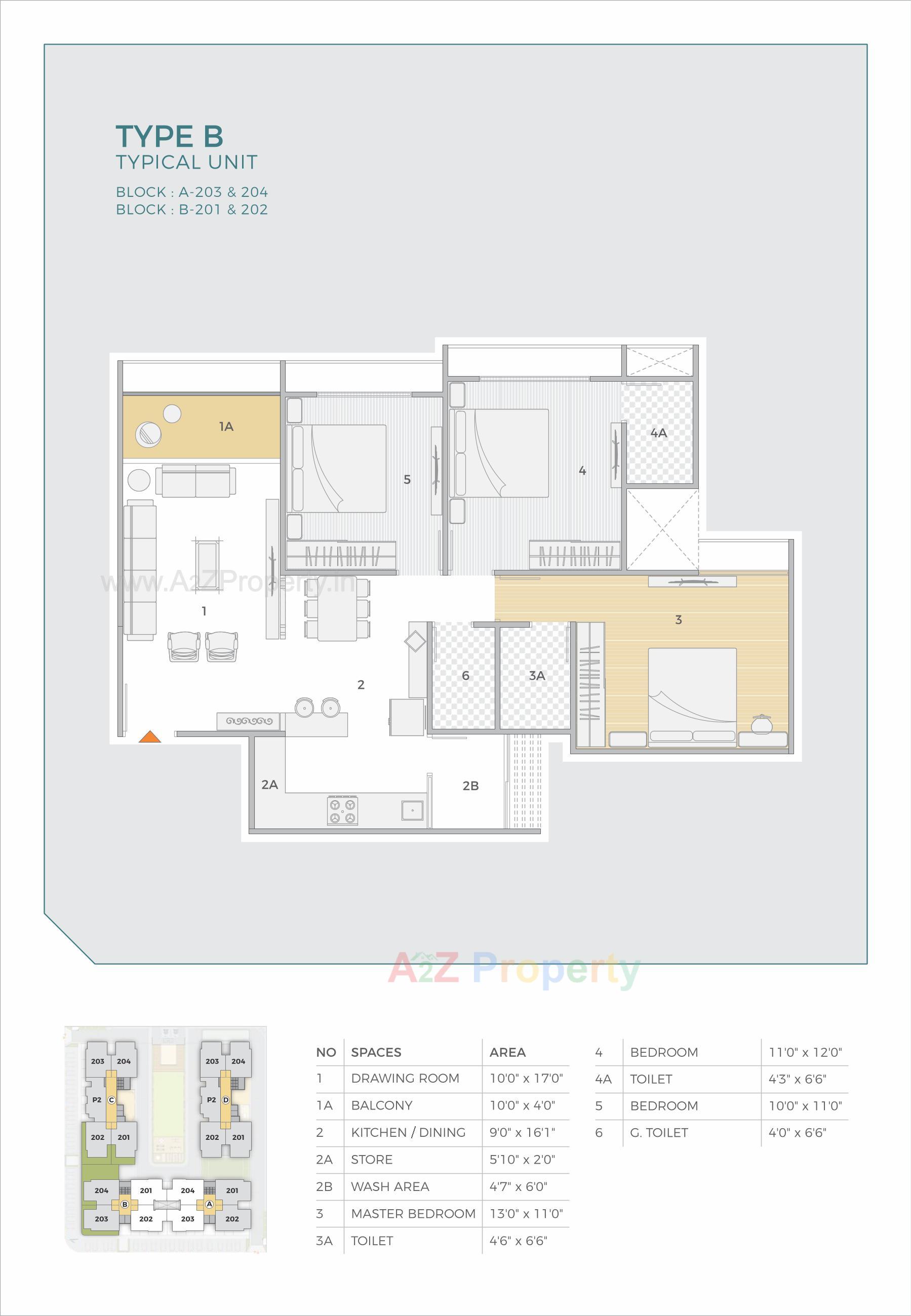 Layout of real estate project Turquoise Greenz located at Shela, Ahmedabad, Gujarat