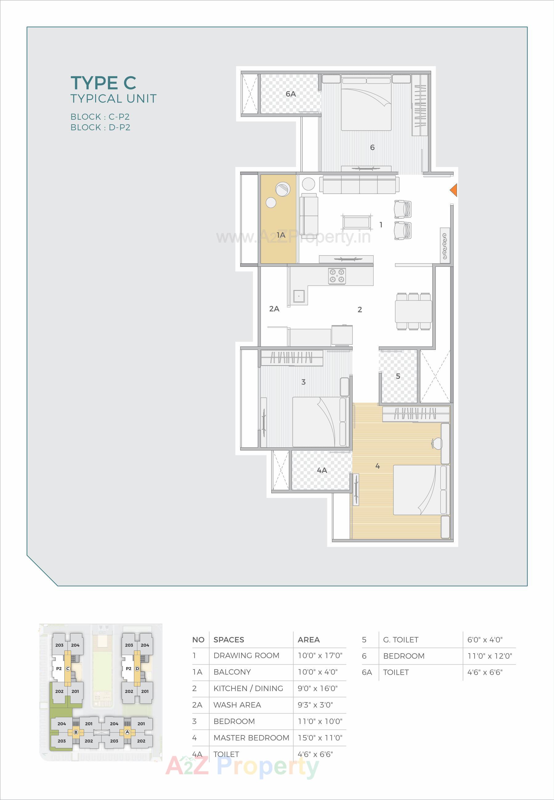 Layout of real estate project Turquoise Greenz located at Shela, Ahmedabad, Gujarat