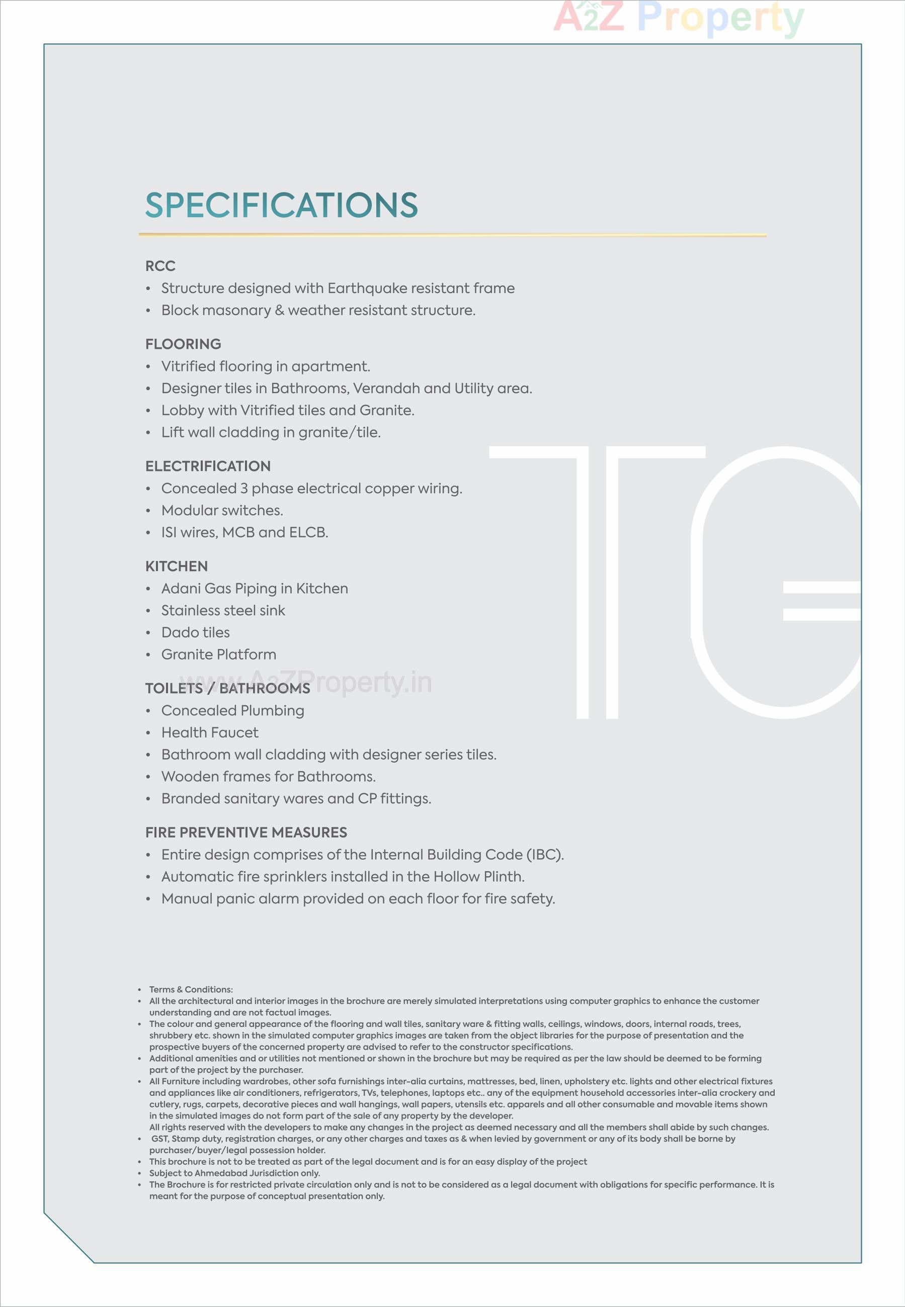  of real estate project Turquoise Greenz located at Shela, Ahmedabad, Gujarat