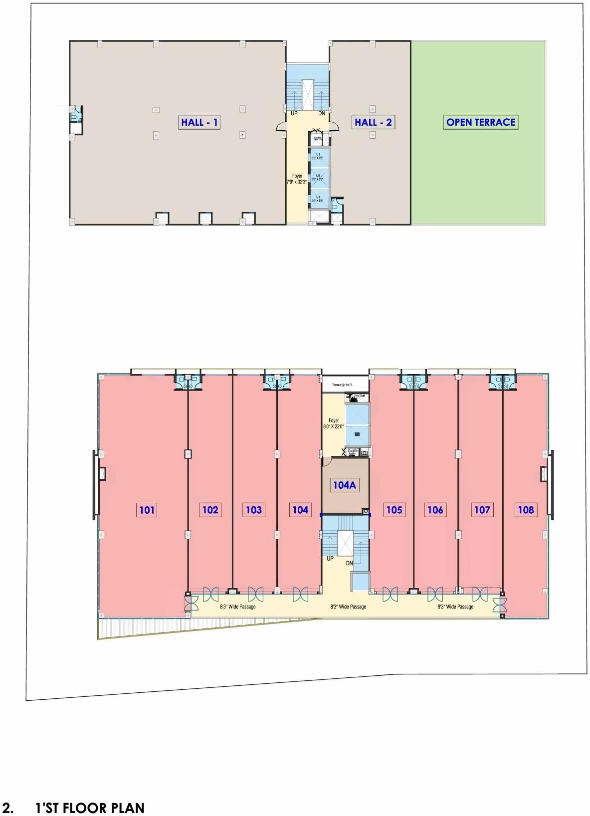 Layout of real estate project Turquoise located at Bopal, Ahmedabad, Gujarat