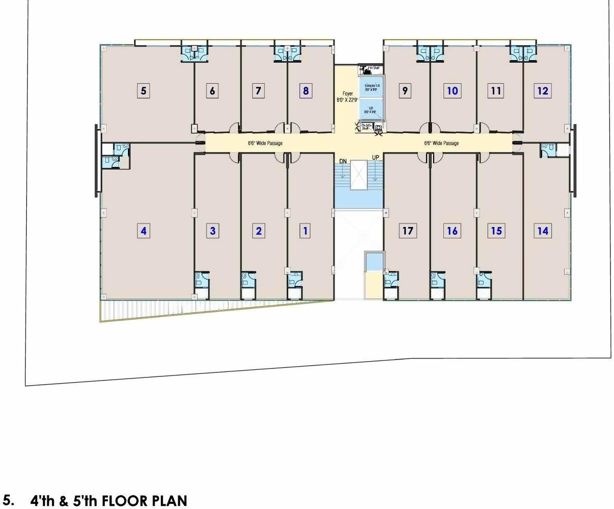 Layout of real estate project Turquoise located at Bopal, Ahmedabad, Gujarat