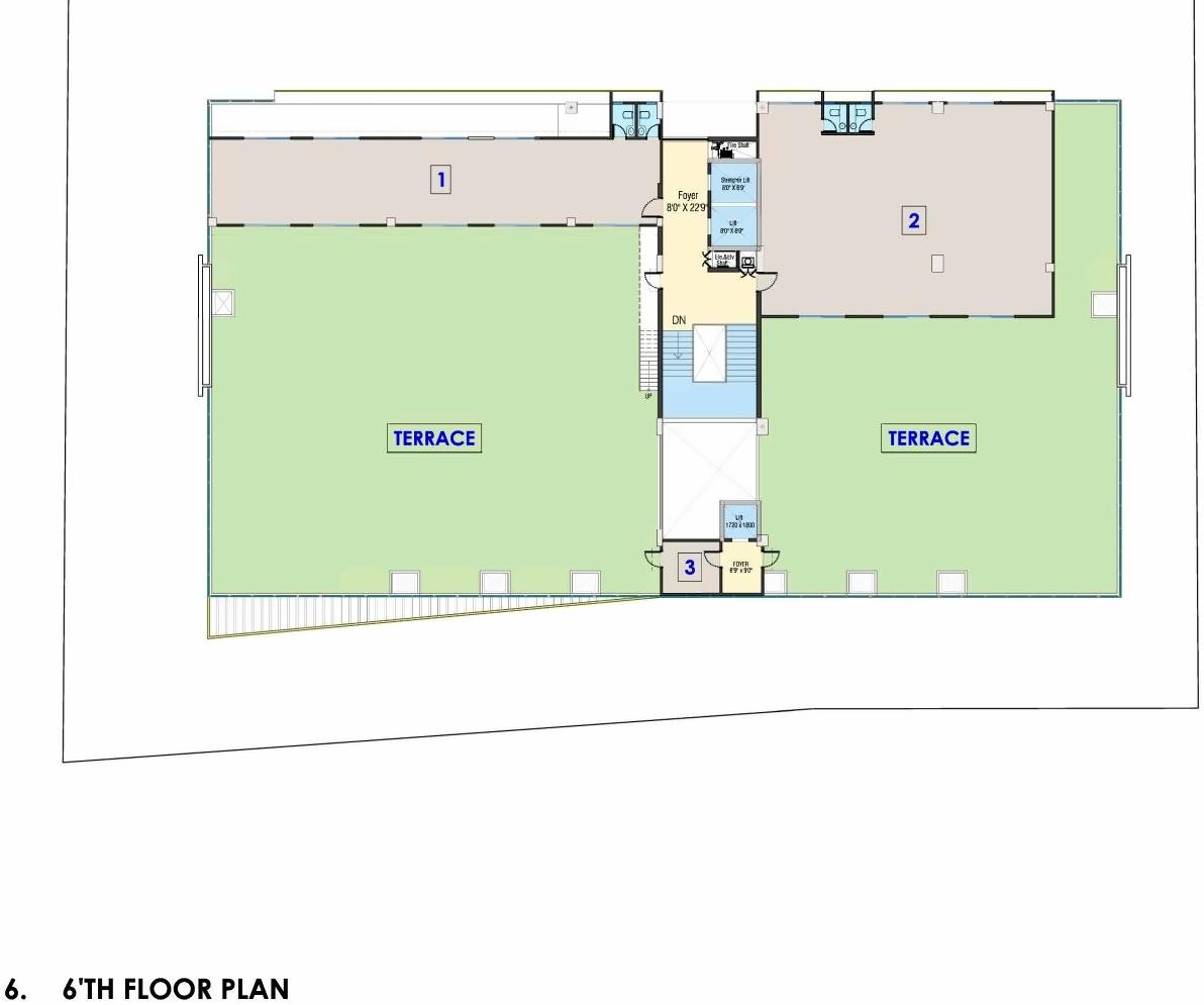 Layout of real estate project Turquoise located at Bopal, Ahmedabad, Gujarat