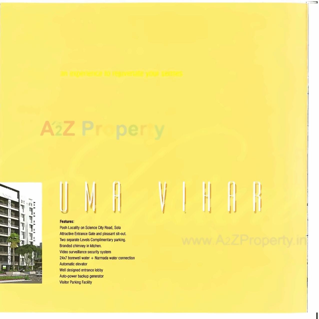  of real estate project Uma Vihar Elysium located at Sola, Ahmedabad, Gujarat