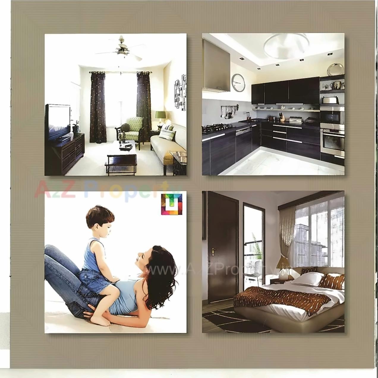 3D Elevation of real estate project Uma Vihar Elysium located at Sola, Ahmedabad, Gujarat