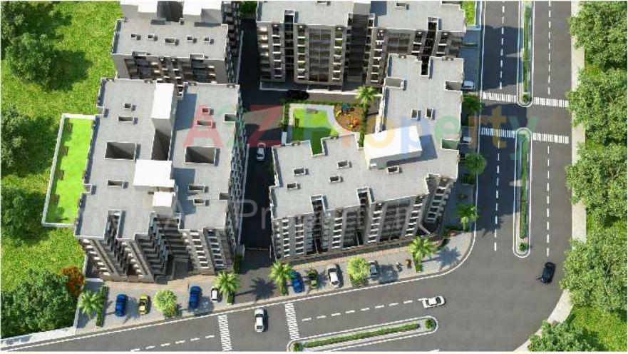 3D Elevation of real estate project Umang Aslali located at Aslali, Ahmedabad, Gujarat