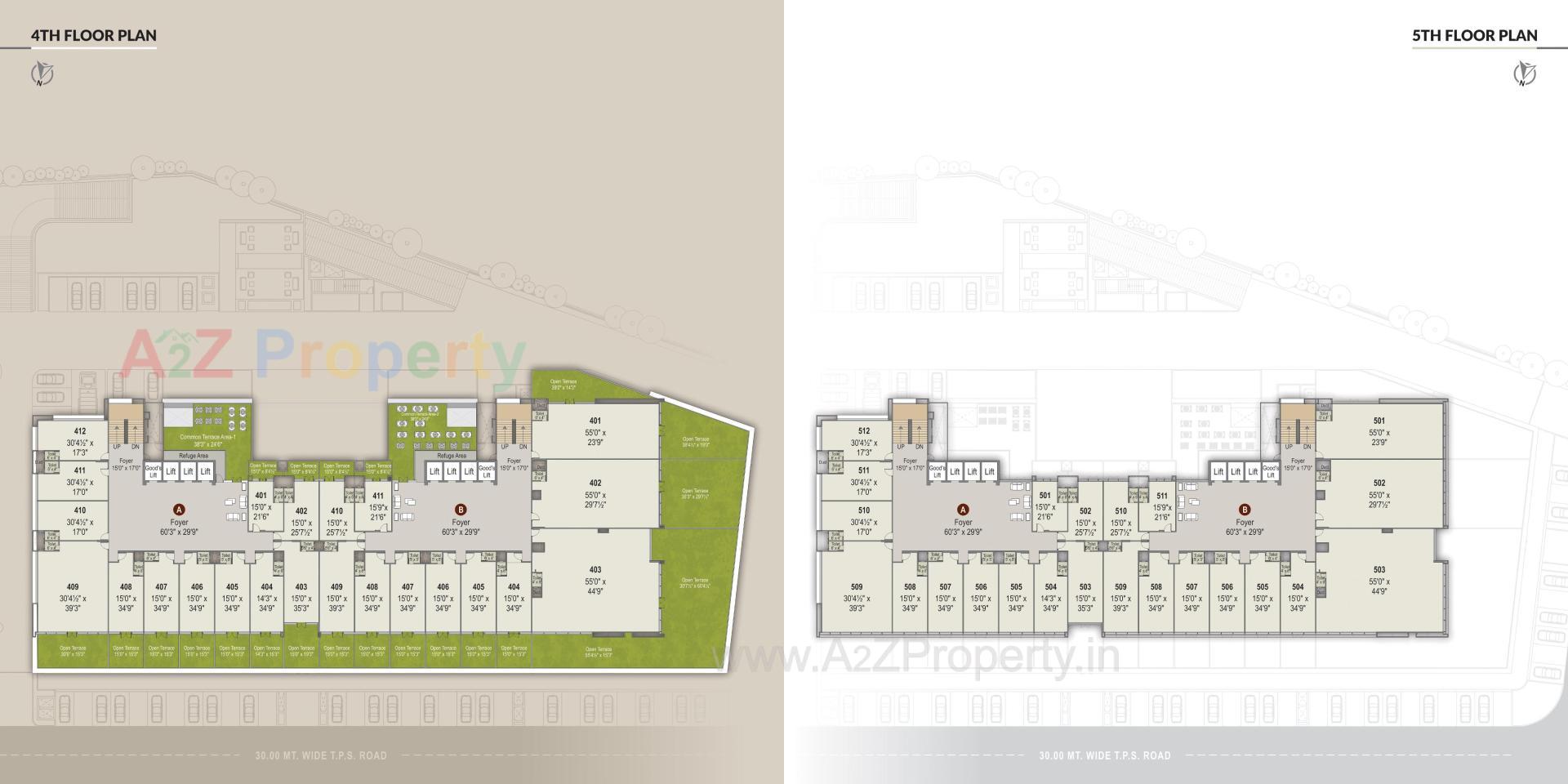 Layout of real estate project Unicus Shyamal located at Vejalpur, Ahmedabad, Gujarat