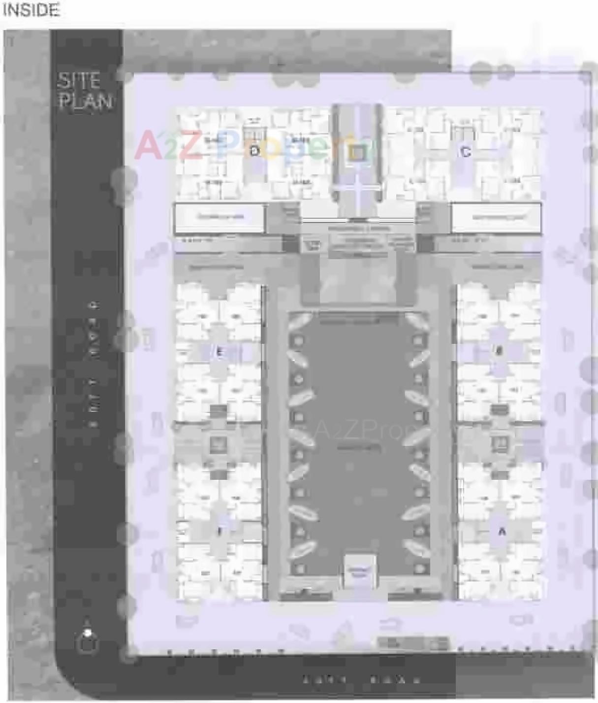 Layout of real estate project Unique Aashiyana located at Gota, Ahmedabad, Gujarat