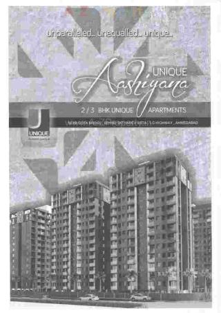 Elevation of real estate project Unique Aashiyana located at Gota, Ahmedabad, Gujarat