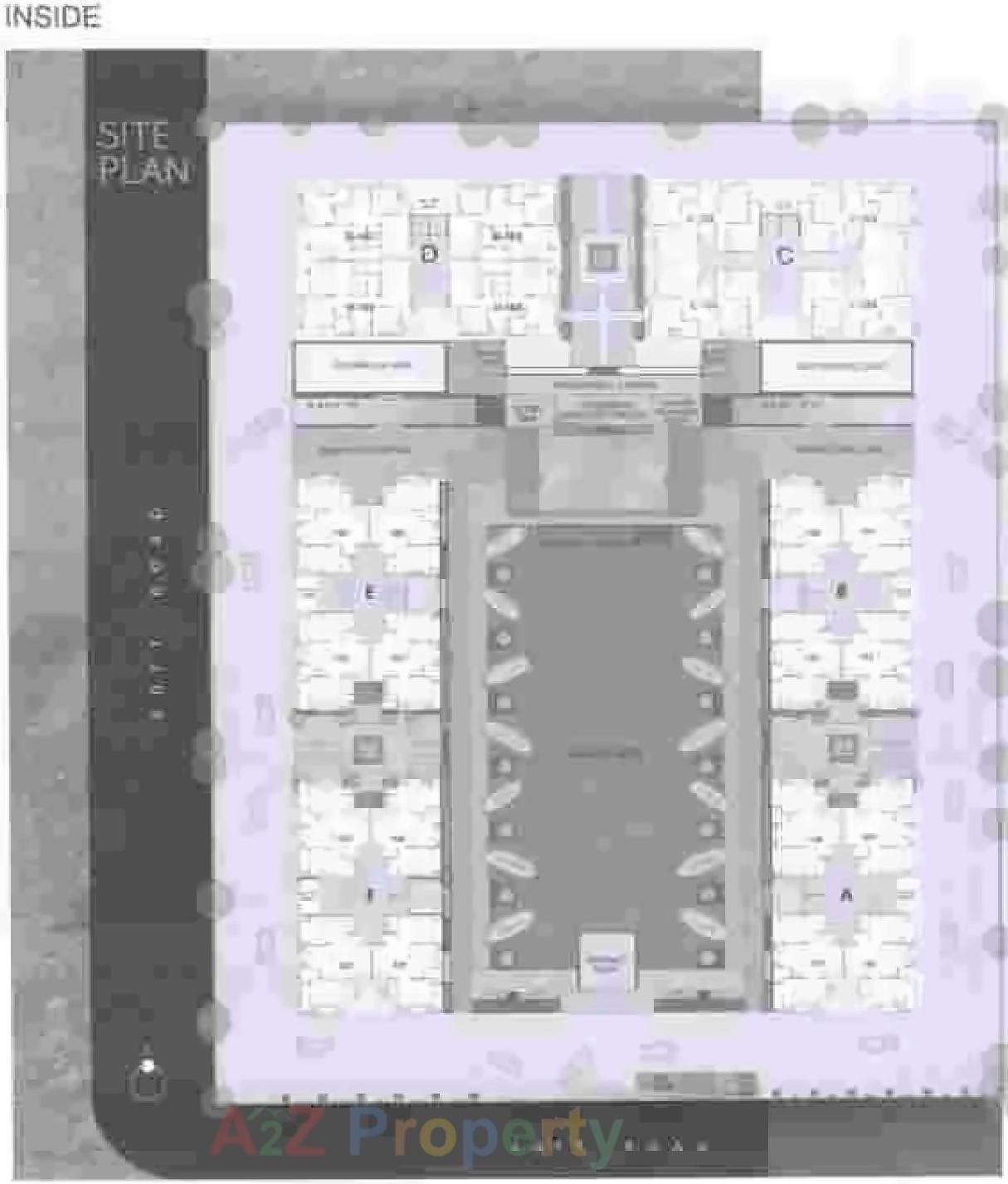 Layout of real estate project Unique Aashiyana located at Gota, Ahmedabad, Gujarat
