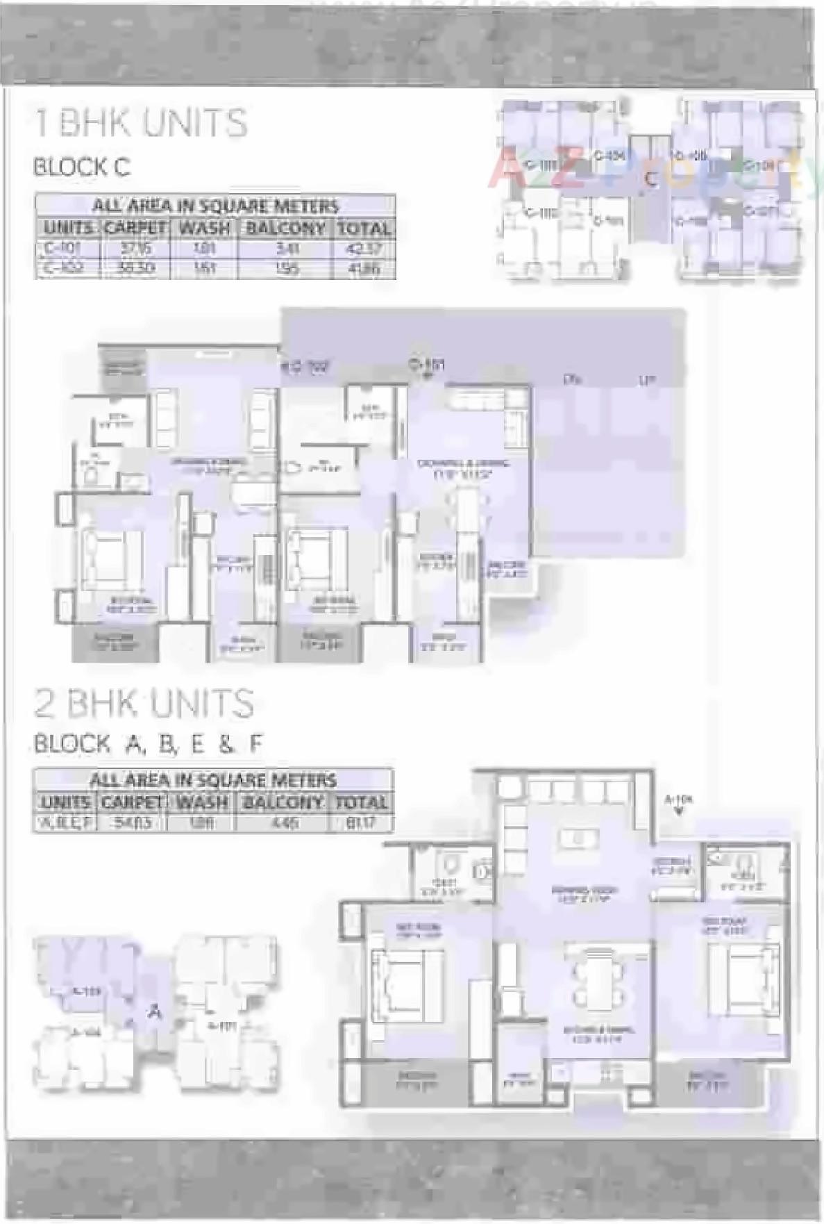 Layout of real estate project Unique Aashiyana located at Gota, Ahmedabad, Gujarat
