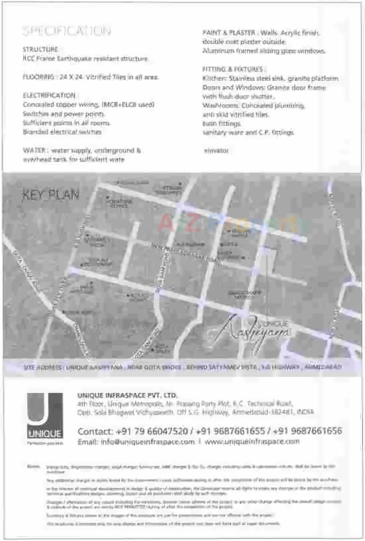  of real estate project Unique Aashiyana located at Gota, Ahmedabad, Gujarat