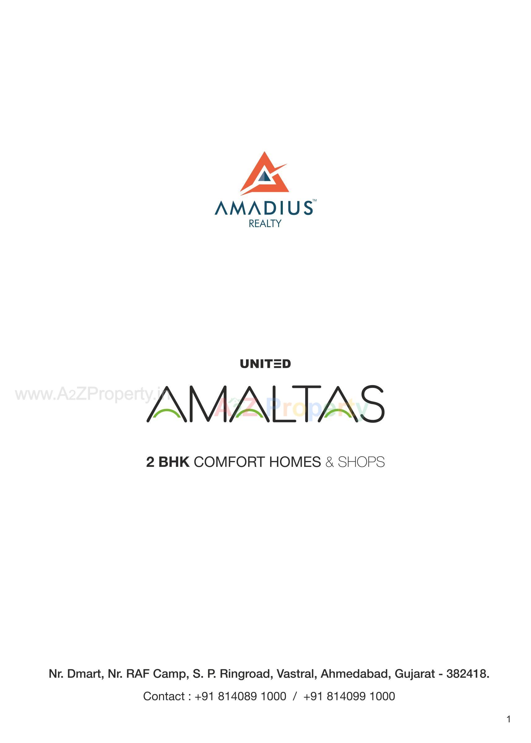 of real estate project United Amaltas located at Vastral, Ahmedabad, Gujarat