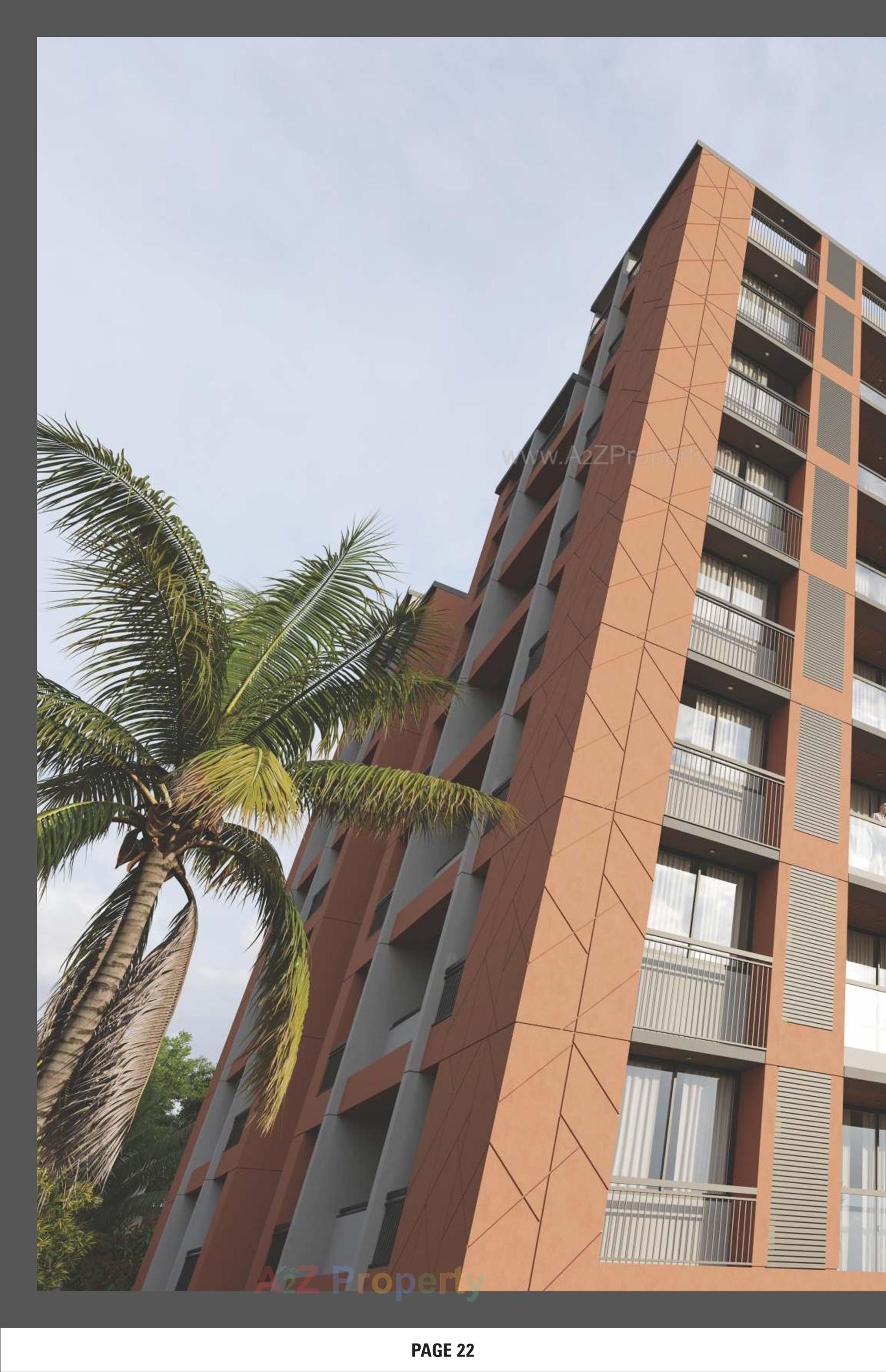 3D Elevation of real estate project United Enclave located at Vatva, Ahmedabad, Gujarat