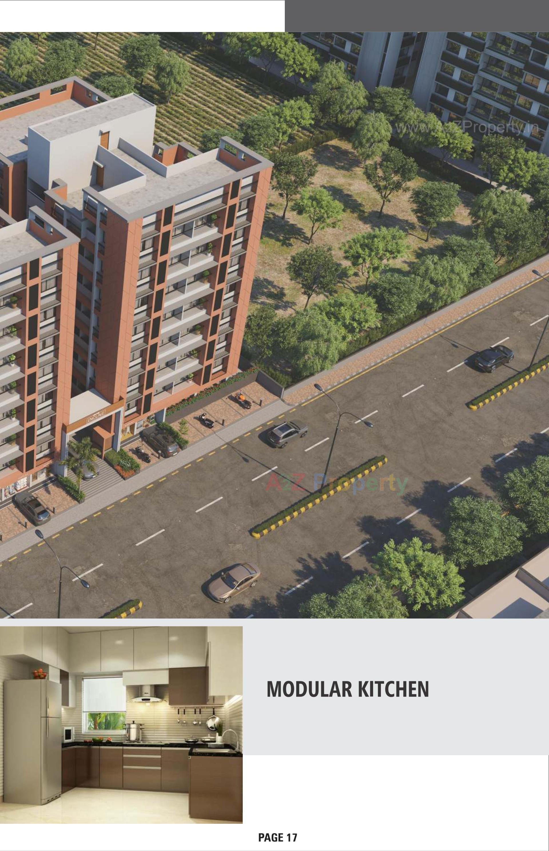 3D Elevation of real estate project United Enclave located at Vatva, Ahmedabad, Gujarat