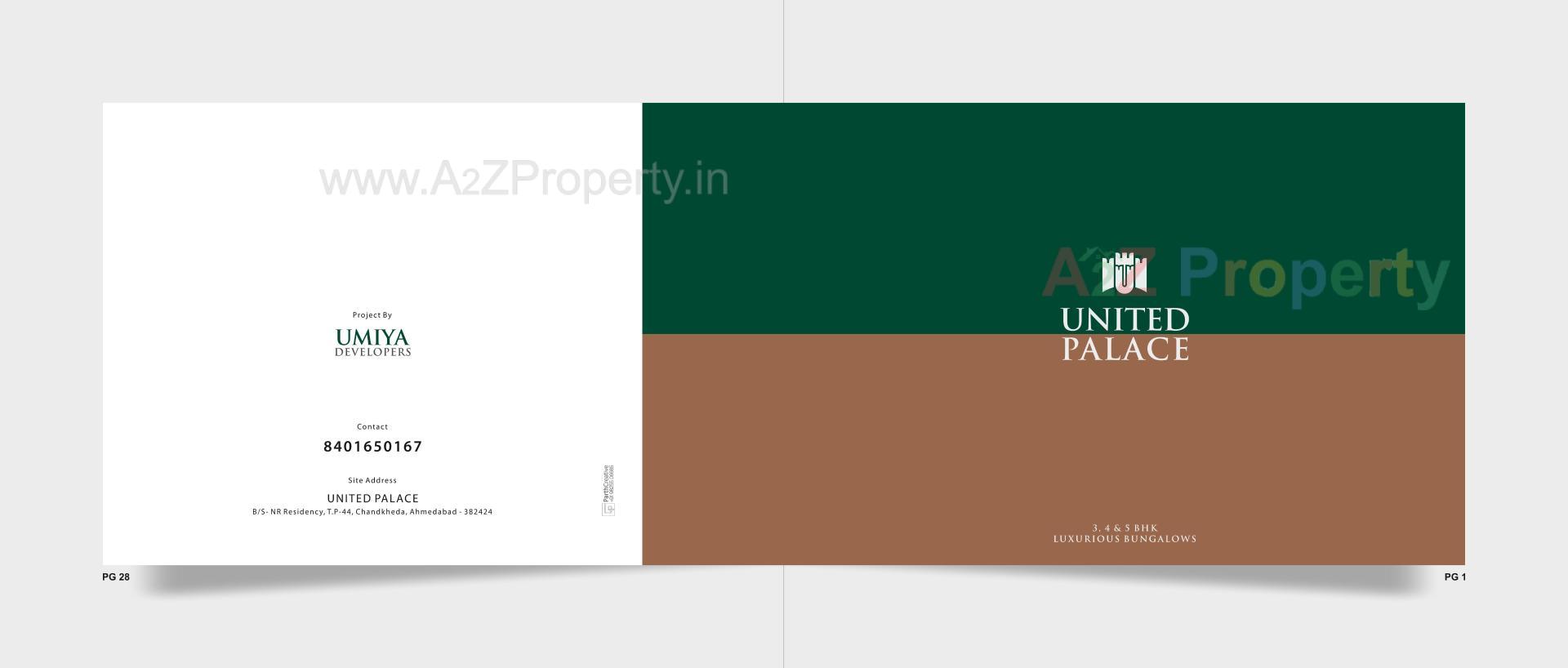  of real estate project United Palace located at Chandkheda, Ahmedabad, Gujarat