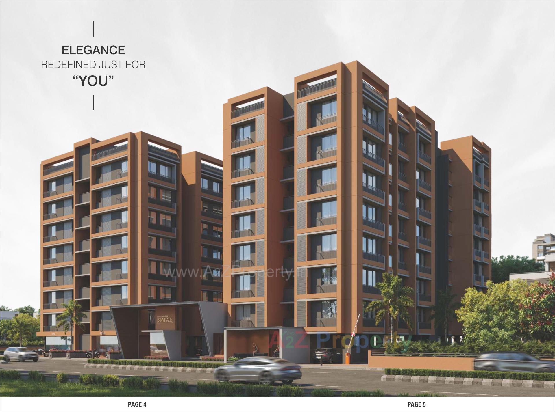 3D Elevation of real estate project United Skydale located at Ahmedabad, Ahmedabad, Gujarat
